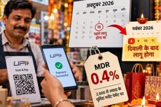 UPI चार्ज पर बड़ा फैसला: दिवाली तक टली 0.4% फीस, 15 अक्टूबर से लागू नहीं होगा नया नियम